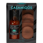 Casamigos Tequila Anejo 80 W/ 4 Coasters 750Ml